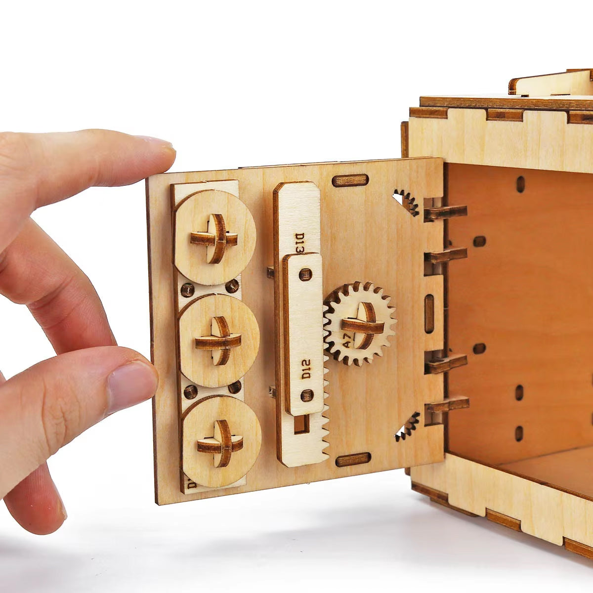 Mini Wooden Problem Solving Lock Box - Piggy Bank - DIY Build - Easy - 3/7 Difficulty