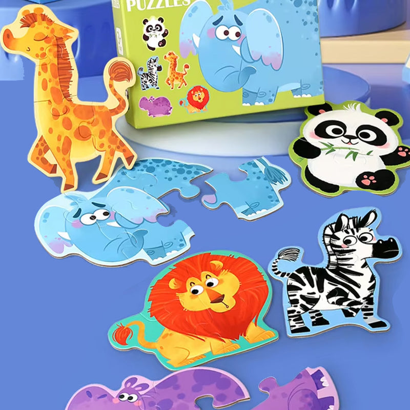 Kids Easy Educational Jigsaw Puzzle Sets - 25 Pieces - 1/7 Difficulty