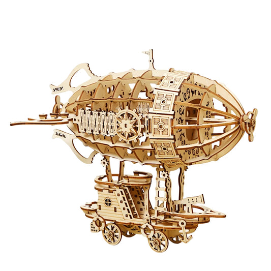 Steampunk Inspired Wooden Air Ship Masterpiece -  DIY Build - Medium - 3/7 Difficulty