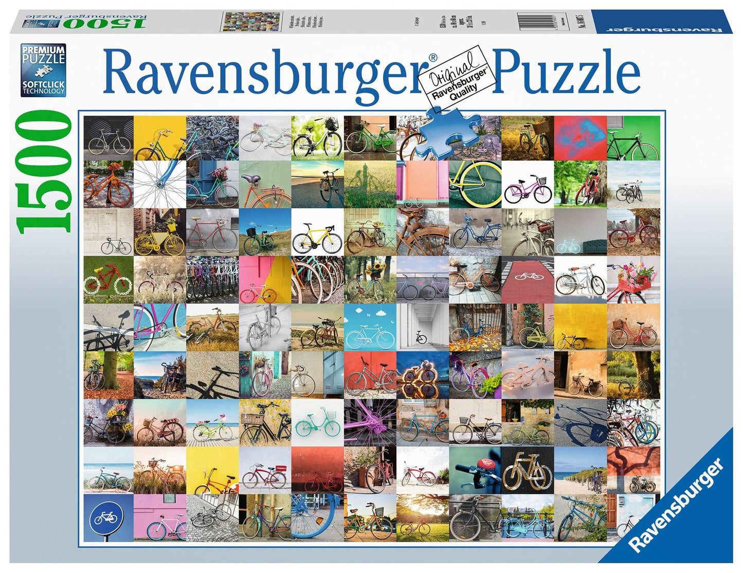 Ravensburger 99 Bicycles and More 1500pc - Jigsaw Puzzle - 4/7 Difficulty