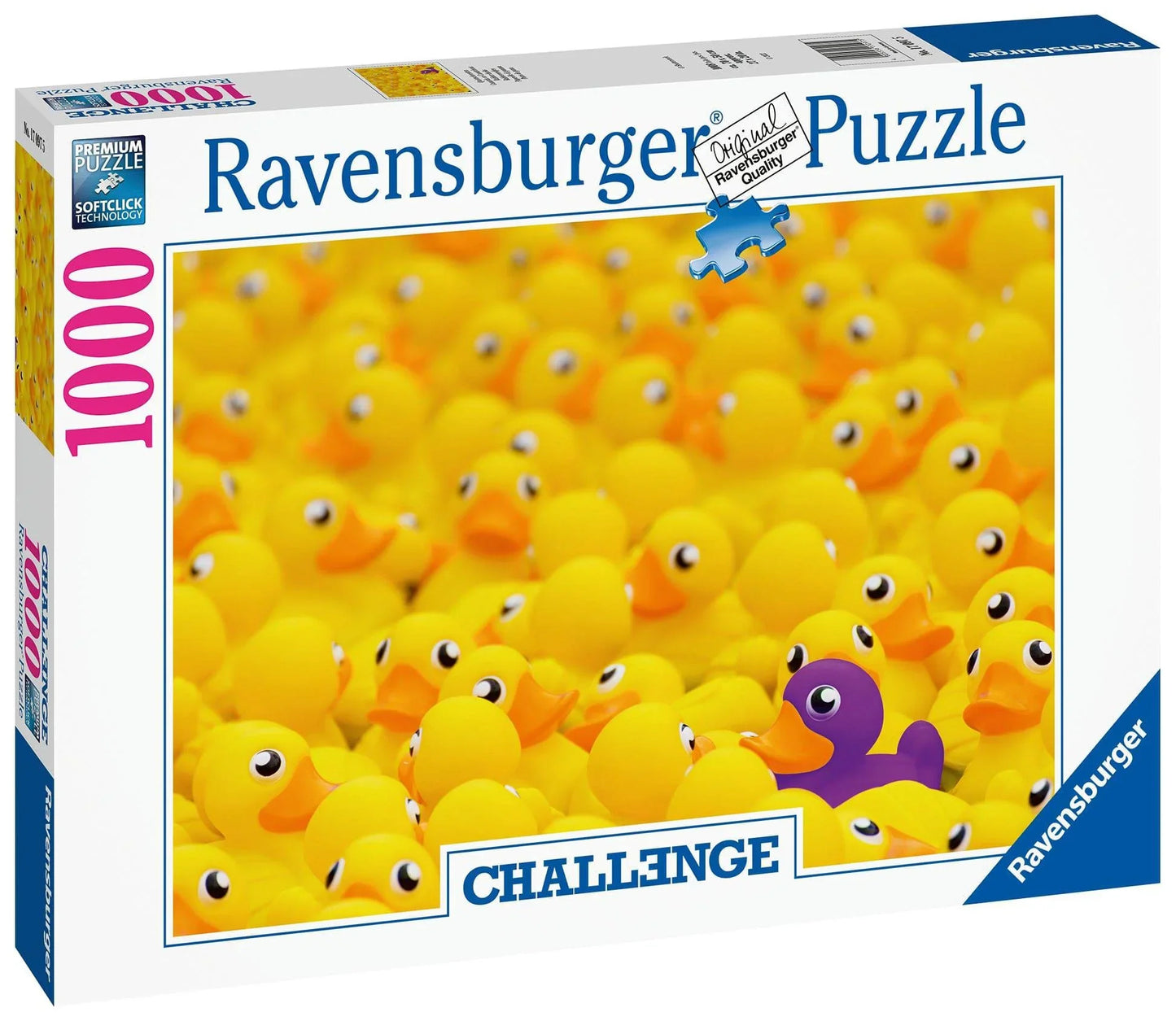 Ravensburger Yellow Rubber Ducks 1000pc  - Challenge - Jigsaw Puzzle - 6/7 Difficulty