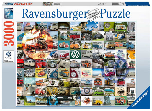 Ravensburger 99 VW Bulli Moments 3000 pieces - Jigsaw Puzzle - 5/7 Difficulty