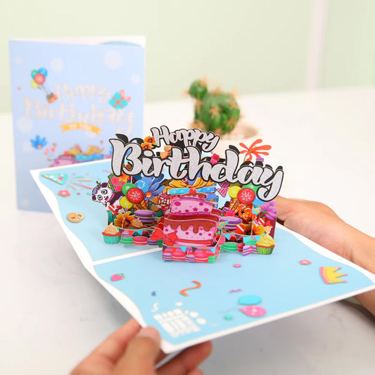 Happy Birthday - Pop Up Presents - 3D Pop Up Card