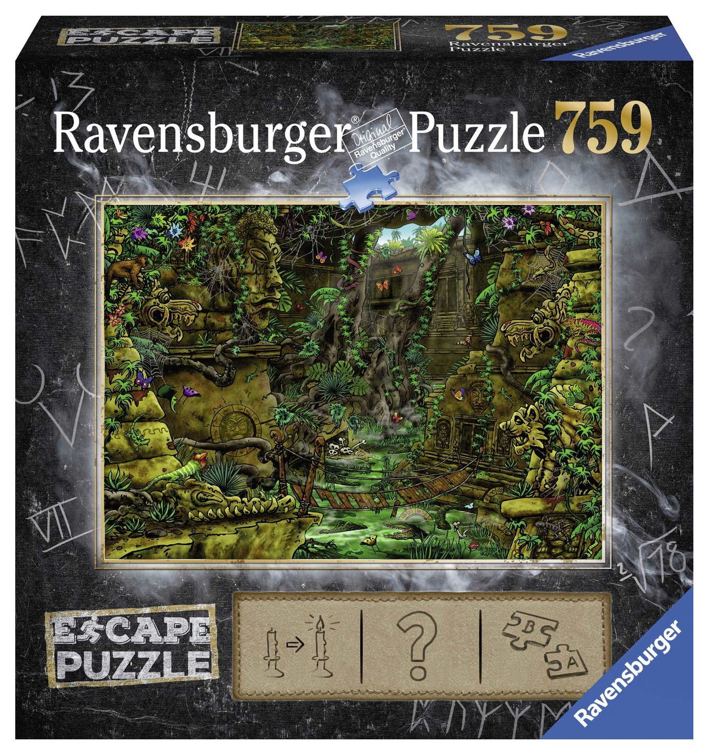 Ravensburger - ESCAPE 2 - The Temple Grounds Jigsaw Puzzle - 759 Pieces - 4/7 Difficulty