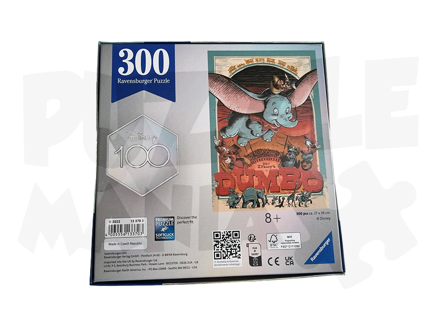 Ravensburger 100 Years - Dumbo - Jigsaw Puzzle - 300 Pieces - 2/7 Difficulty