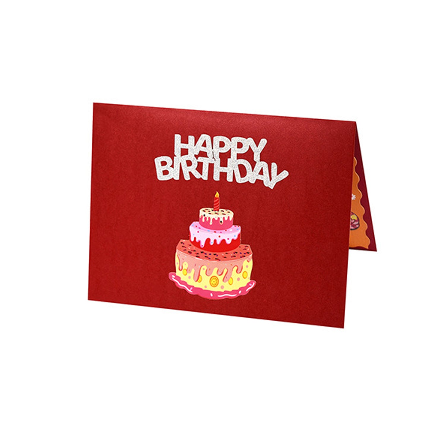 Happy Birthday - Pop Up Cake - 3D Pop Up Card