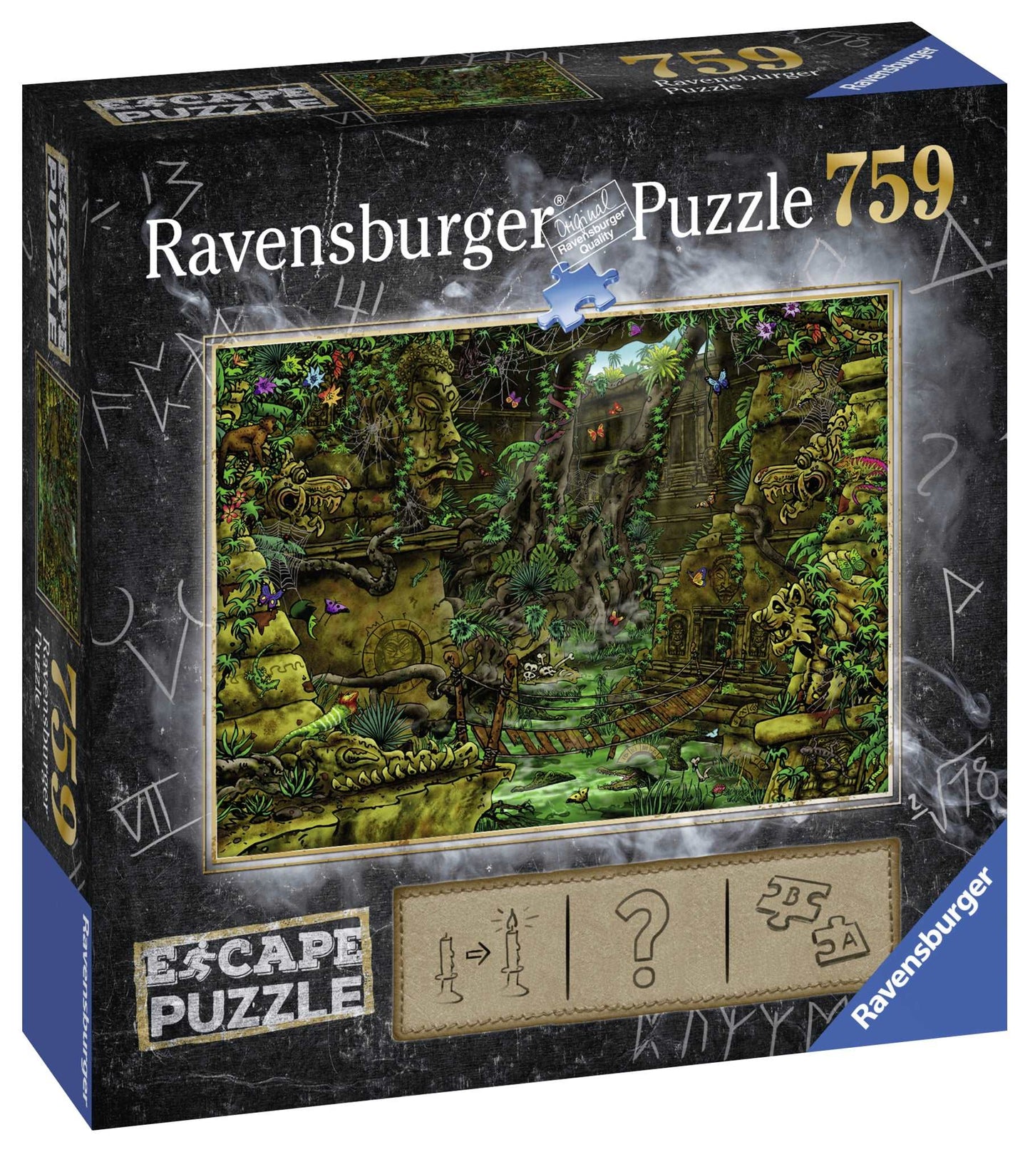 Ravensburger - ESCAPE 2 - The Temple Grounds Jigsaw Puzzle - 759 Pieces - 4/7 Difficulty