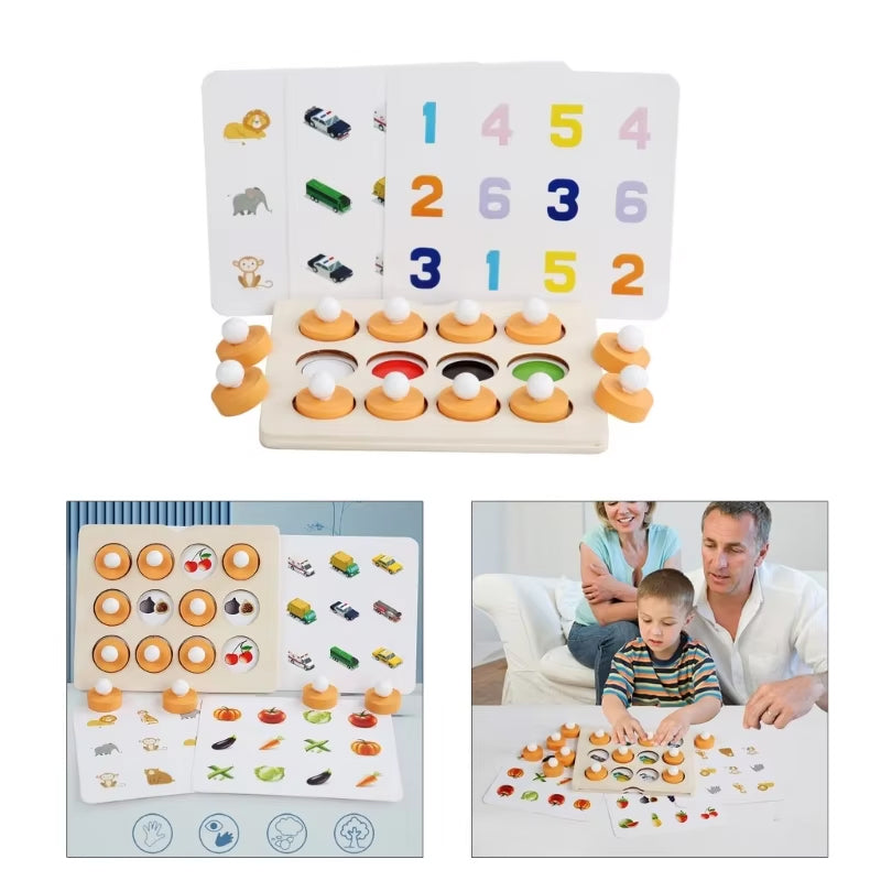 Memory Match Game - Early Education and learning - 20 Pieces - 1/7 Difficulty