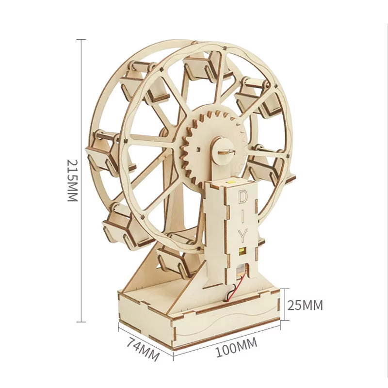 Electric Ferris Wheel -  DIY Build - Easy - 2/7 Difficulty