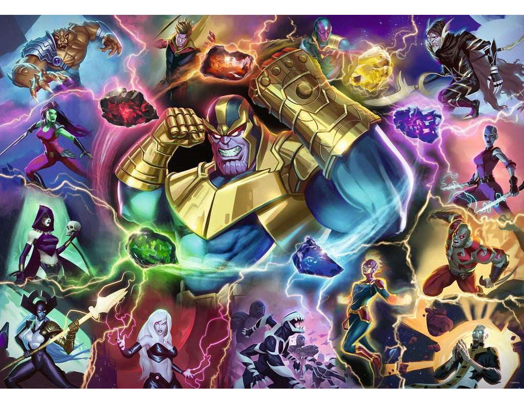 Ravensburger Marvel Villainous Thanos 1000pc - Jigsaw Puzzle - 3/7 Difficulty