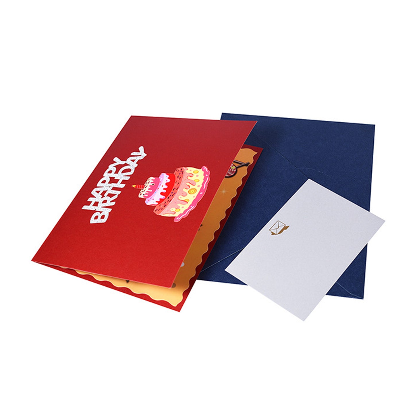 Happy Birthday - Pop Up Cake - 3D Pop Up Card