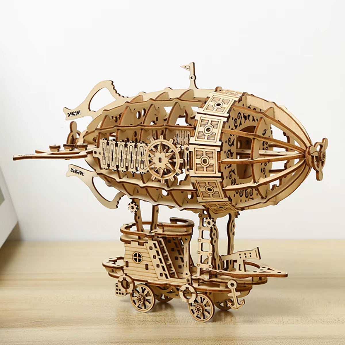 Steampunk Inspired Wooden Air Ship Masterpiece -  DIY Build - Medium - 3/7 Difficulty