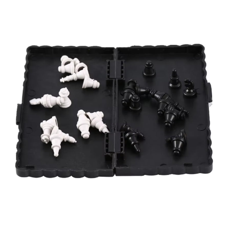 Mini Portable Handy Chess Set - Magnetised - Store in your pocket while travelling