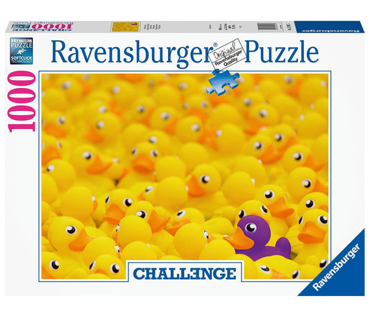 Ravensburger Yellow Rubber Ducks 1000pc  - Challenge - Jigsaw Puzzle - 6/7 Difficulty