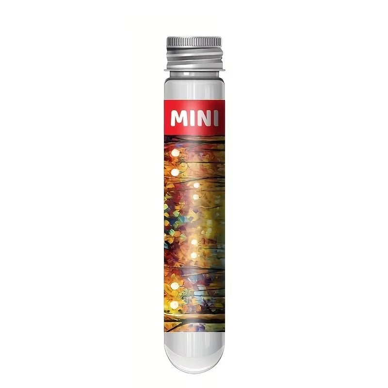 150pcs Mini Test Tube Travel Jigsaw Puzzle - Oil Painting - 3/7 Difficulty