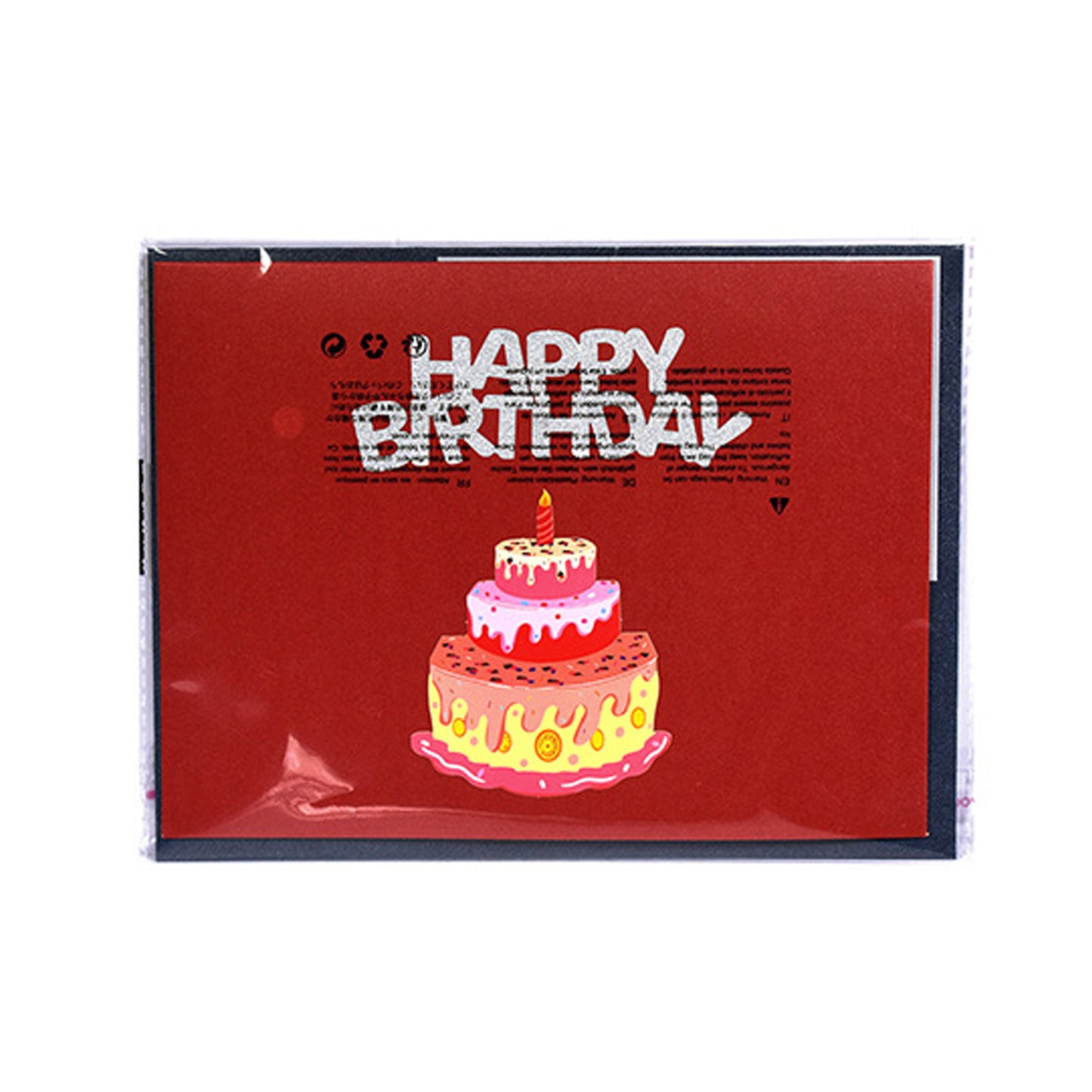 Happy Birthday - Pop Up Cake - 3D Pop Up Card